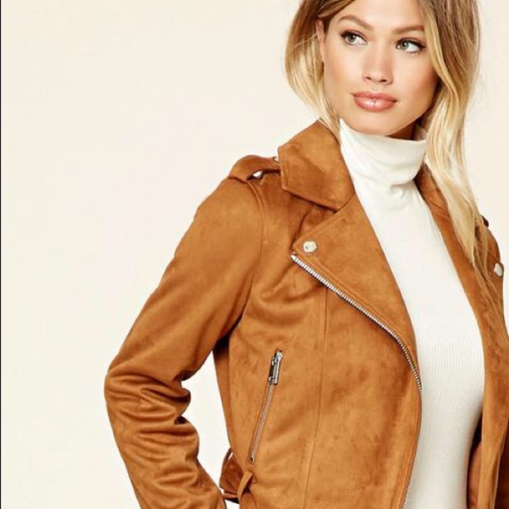 Suede Biker Jacket
